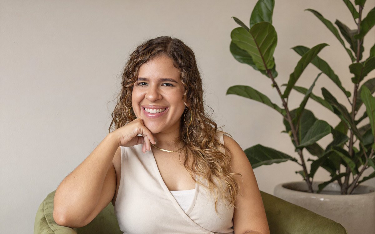 Coralys Arroyo en su consulta